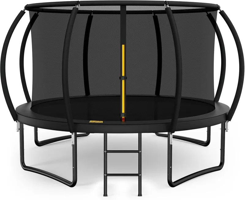 ARMY VANCA 14FT Outdoor Trampoline with Enclosure Net