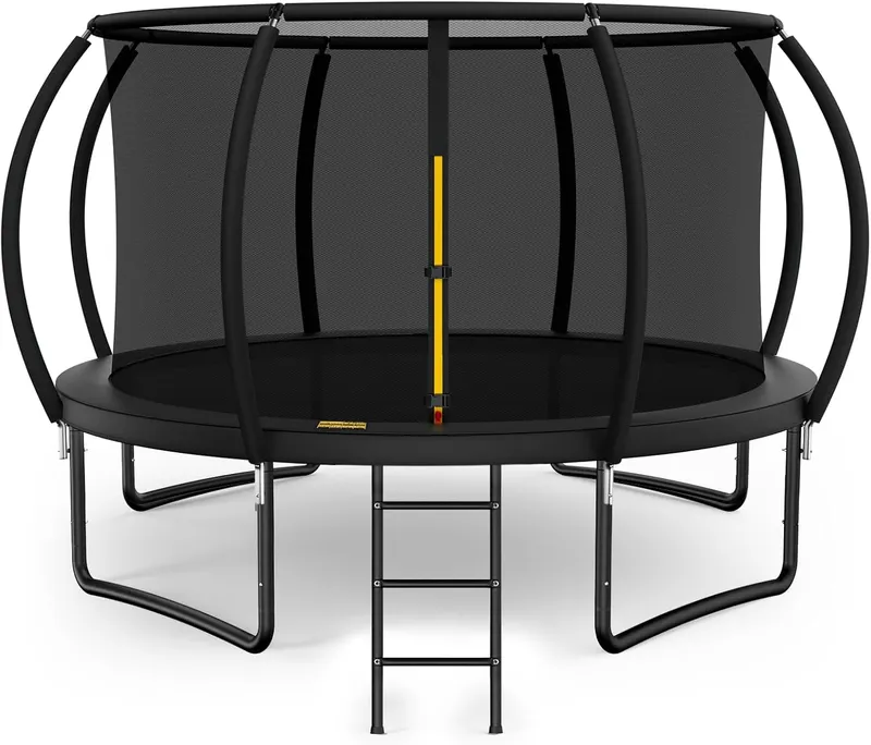 ARMY VANCA 15FT Outdoor Trampoline with Enclosure Net