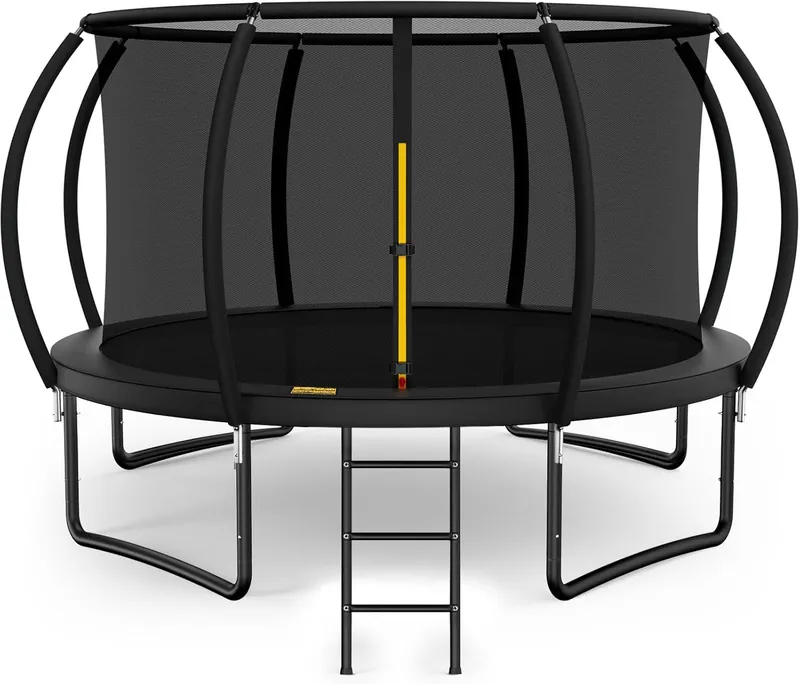 ARMY VANCA 16FT Outdoor Trampoline with Enclosure Net